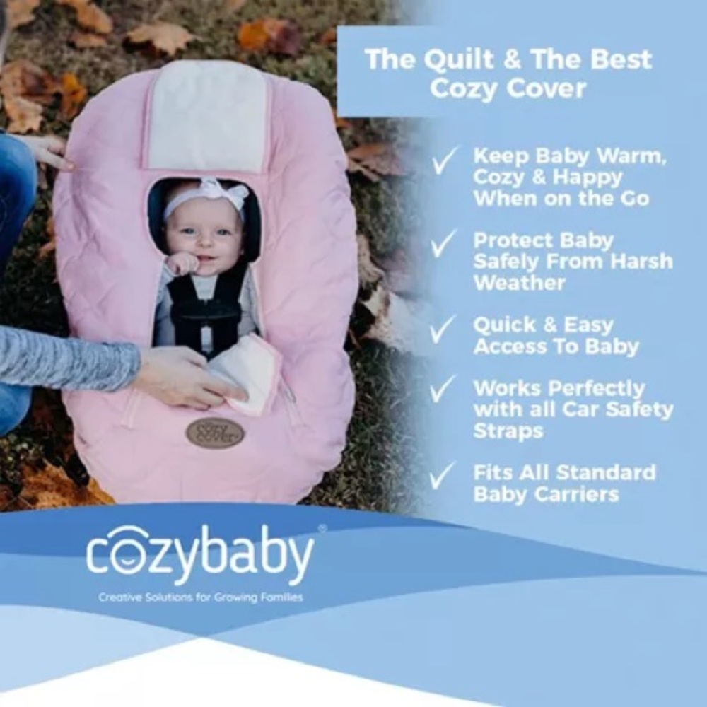 Cozybaby quilted cozy cover - Picture 3 of 3